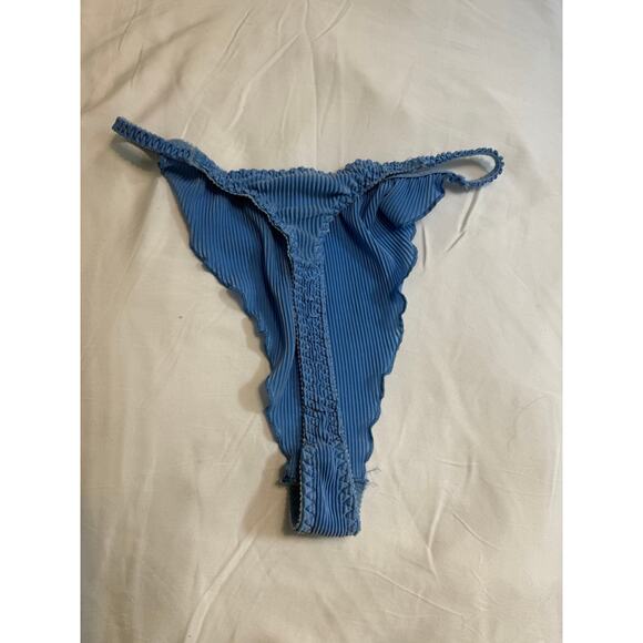 NWOT Rampage Vintage High-Waist Thong – Light Blue – Size M - Picture 2 of 2